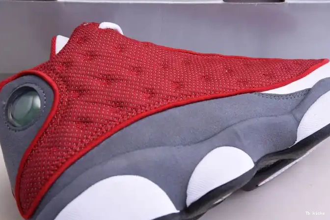 Reps TBK Jordan Grey Flint 414571-600 Retro 13 Air Red Gym 0416